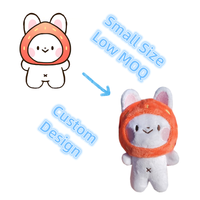 Peluche personnalisée unisexe de haute qualité Dreamon DO001 10 cm, petite et mignonne, en velours doux, rembourrage en coton PP