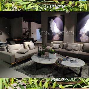 Sofá moderno de cuero de Dubái para Casa, mueble italiano para sala de estar - Product Image 2