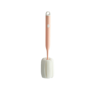 Cup Brush Long <b>Handle</b> <b>Sponge</b> Cleaning Tool For Thermos Tea Stain Remover Baby Bottle Washing - Product Image 1