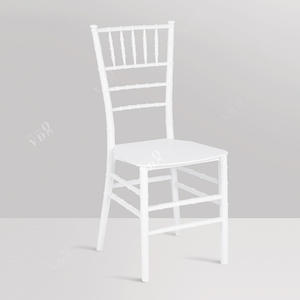 Silla de Comedor Moderna Apilable Blanca |   Muebles de Exterior para Hoteles, Bodas, Fiestas y Eventos - Product Image 1