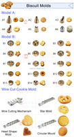 Noix Eclair Biscuit Doux Machine À Pâte Petit Four De Table Biscuit Déposant Avec Fil Cut Cookie Dropping Machine
