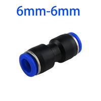 6MM à 8 MM pousser au connecteur Air PneumaticTube raccord rapide pour jardin extérieur Patio pulvérisateur d'eau buses système de brumisation