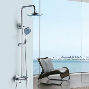 KD-06S Grace accessoires de quincaillerie de salle de bain ensemble de <span class=keywords><strong>douche</strong></span> mural en acier inoxydable salle de bain forme ronde pluie automne haut <span class=keywords><strong>douche</strong></span> - Product Image 2