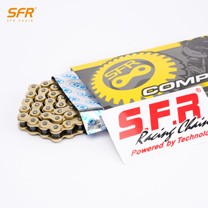 <span class=keywords><strong>Cadena</strong></span> de Motocicleta 420H con Recubrimiento de Cobre, Fabricada en China, Venta Directa de Fábrica SFR, Engrosada y Resistente al Desgaste <span class=keywords><strong>para</strong></span> Aprilia RS <span class=keywords><strong>125</strong></span> - Product Image 1