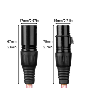 <span class=keywords><strong>P3</strong></span> Professionnel 1M 3M 5M 10M XLR Mâle à Femelle Microphone Câble Équilibré Micro Cordon avec 3-Pin Populaire pour Haut-Parleur Application - Product Image 2