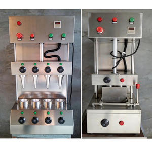 Macchina Elettrica Automatica per Coni Pizza con Forno Rotante, Linea di Produzione Leggera in Acciaio Inox per Alimenti, Pronta all'Uso - Product Image 2