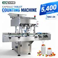 Compteur électronique personnalisé NAC-24 à 12-24 canaux, machine de comptage multi-pistes à haut débit (5 400 bouteilles/h)