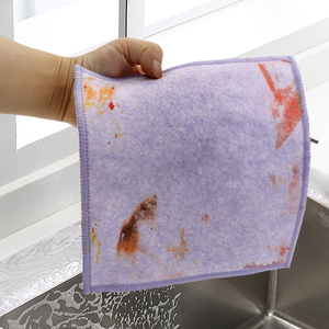 ウェットドライメタルメッシュ布家庭用クリーニングツール用多目的ワイヤー食器洗いラグ食器洗い精練パッドキッチンタオル - Product Image 6