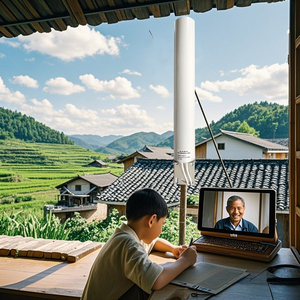 <span class=keywords><strong>Antena</strong></span> Omnidireccional <span class=keywords><strong>de</strong></span> Alta Ganancia <span class=keywords><strong>de</strong></span> Banda Completa 3G 4G 5G, Vertical, <span class=keywords><strong>de</strong></span> Doble Cable, 18DBi, 5m, para Conector Macho - Product Image 1