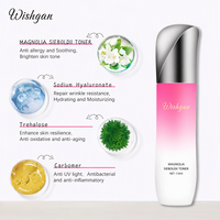 Crème éclaircissante anti-taches à base de plantes biologiques personnalisée OEM, acide hyaluronique pour hydrater et éclaircir toutes les peaux