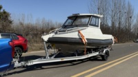Remorque marine Hyroad 6460x2200mm de haute qualité, matériau galvanisé à chaud, capacité de 1000 kg, fabriquée en Chine pour les bateaux de moins de 5,5 m