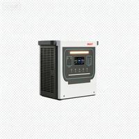 EM1000 1-1.5kW 24V48V 110V 230V Stasiun Daya Portabel dengan Gelombang Sinus Murni Lithium Ion MPPT Adaptor AC Mobil & Tenaga Surya