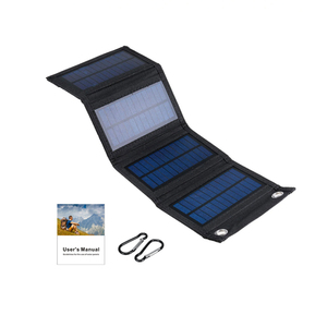 พาวเวอร์แบงค์พลังงานแสงอาทิตย์แบบพับได้ 8W/10W/12W/14W พร้อมพอร์ต USB/5V และคุณสมบัติกันน้ำ - Product Image 3