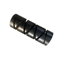 Tambour rainuré en alliage d'aluminium, tambour de traversée, pièces détachées pour machines textiles pour machine à bobiner automatique de cônes