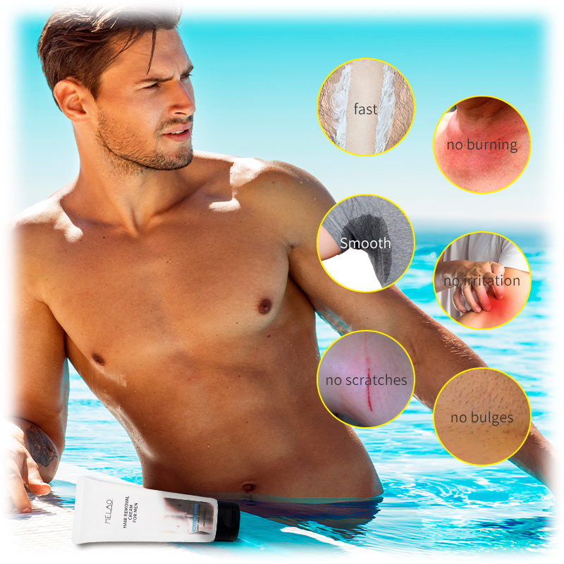 Фирменная торговая марка, Натуральный Лосьон для удаления волос на теле, безболезненная Перманентная подмышка, мощный депиляционный крем для удаления волос для мужчин