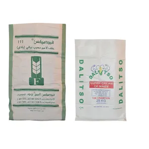 25kg 50kg dokuma polipropilen çanta Için Mısır Buğday Unu Ambalaj