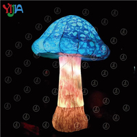 Champignon Nouveau produit Champignon gonflable géant avec lumière LED et souffleur pour l'extérieur, la fête de Noël, la scène et les décorations.