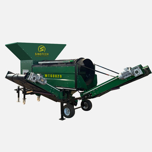 Küçük mobil Trommel ekran TS0820 cevher işleme elektrik motoru yüksek çıkış alternatif modelleri uç yan konveyör | Düşük - Product Image 1