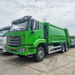 China Factory HOWO 6x4 16-20CBM Garbage Compactor Truck Rear Load Heavy Duty Compression Type Garbage Truck for Sale - Product Image 1