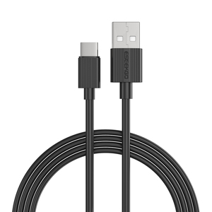Cable de Datos USB a Tipo-C ESEEKGO G-02AB 3A de Carga Rápida, 1M 3.3FT, Negro, Cargador USB-A a USB-C para Teléfonos Celulares y Dispositivos Digitales - Product Image 1