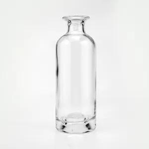 Custom Extra Flint 750ml 700ml 500ml Glass Bottle With Cork Cap For Whisky Liquor Bouteille En Verre Bottiglie Vetro