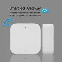 Serrure de porte intelligente G2 sans fil BLE Ttlock Gateway avec WiFi 2,4 GHz, Bluetooth et prise en charge cloud