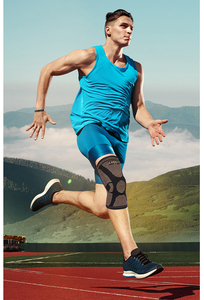 Protector de compresión de órtesis de rodilla de fibra de carbono flexible para ancianos La <span class=keywords><strong>osteoartritis</strong></span> ofrece alivio del dolor y seguridad - Product Image 4