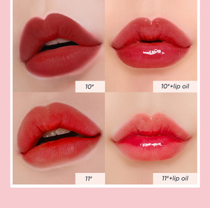 Minyak bibir berubah warna 2 in 1, dengan pemadat warna, minyak warna buah menyala, Label pribadi, gantungan kunci minyak bibir - Product Image 6