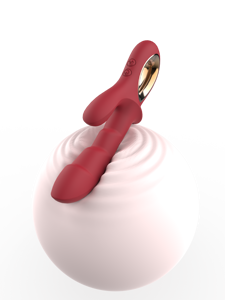 Dual-Frequenz Weibliches Masturbationsspielzeug Luxuriöses Wasserdichtes Vibrierendes Spielzeug Wiederaufladbar Flirtendes Doppelmotor-Gerät - Product Image 2