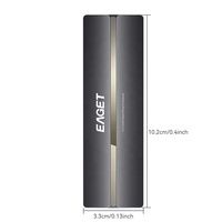 Boîtier SSD externe EAGET SE310S en aluminium M.2 NGFF SATA OEM, adaptateur USB3.2 5 Gbps, boîtier de disque SSD, boîtier de disque dur externe