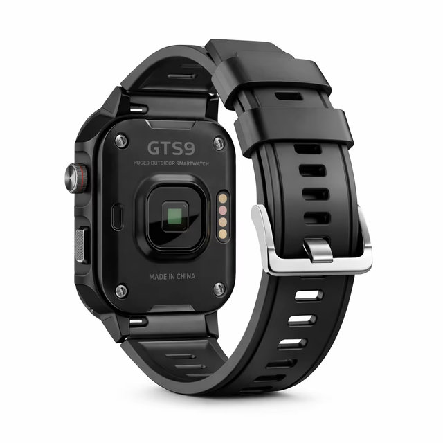 Rugged Outdoor Android Smart Watch Answer Call Square AMOLED Display IP67 Waterproof Silica Gel Long Battery Life Sports Watch