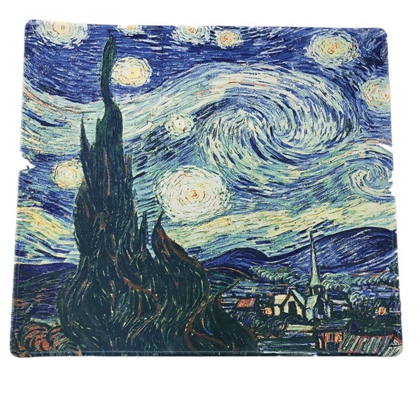 Speed Control Gaming Mouse Pad Anti-Slip Rubber Backing Customizable Artisan Fabric Non-Toxic Full Color Printing 42x49cm FX