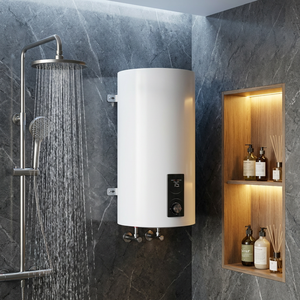 <span class=keywords><strong>Chauffe</strong></span>-<span class=keywords><strong>eau</strong></span> électrique mural à réservoir émaillé 30L 50L 80L <span class=keywords><strong>100L</strong></span> 2200W pour usage domestique, hôtelier et salle de bain - Product Image 1