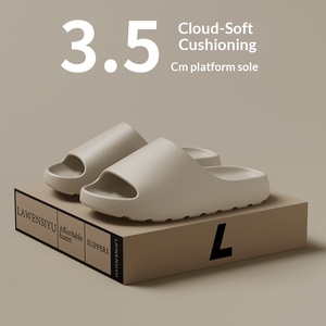 Tongs antidérapantes en EVA à semelle épaisse pour hommes et femmes, motif <span class=keywords><strong>bambou</strong></span> et ondulations aquatiques, pour usage domestique et sportif en extérieur 2026 - Product Image 3