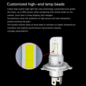 Usine OEM H4 H7 LED Phare Ampoule 100W Canbus CSP 3570 Super Bright 6000LM Blanc Jaune H1 H3 H11 9005 9006 Auto LED Lampade - Product Image 4