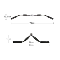 Ensemble d'accessoires de gymnastique multiples, équipement de Fitness, poignée plate, barre de gymnastique, Triceps, barre de traction