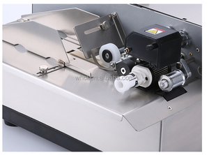 Thép không gỉ loại bàn 380f mực Rắn Con lăn <span class=keywords><strong>coder</strong></span> hộp máy in túi giấy ngày gói hàng loạt in ấn mã hóa máy - Product Image 4