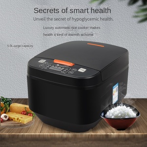 En stock 2022 Facile à utiliser Soupape de sécurité Cuiseur vapeur alimentaire Intelligent 5L Cuiseur à riz électrique <span class=keywords><strong>Silver</strong></span> <span class=keywords><strong>Crest</strong></span> - Product Image 4
