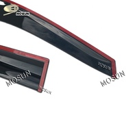 Pare-soleil et pare-pluie MOSUN PMMA pour Isuzu D-max Dmax 2002-2012, déflecteur de fenêtre injecté, protection contre la pluie, pare-vent