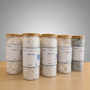 Fourniture en gros de fibres creuses en polyester recyclé 20D HD sans silicone pour le rembourrage de meubles et le rembourrage de couettes - Product Image 1