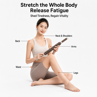 Rouleau de massage à picots pour mollets, relaxant musculaire, masseur de jambes, point de pression, fitness, personnalisé OEM, directement de l'usine