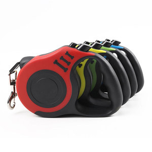 KingHon 3m 5m Adjustable Reflective Outdoor Training Nylon ABS Retractable Dog Leash Customize Logo Automatic Traction <b>Rope</b> - Product Image 1