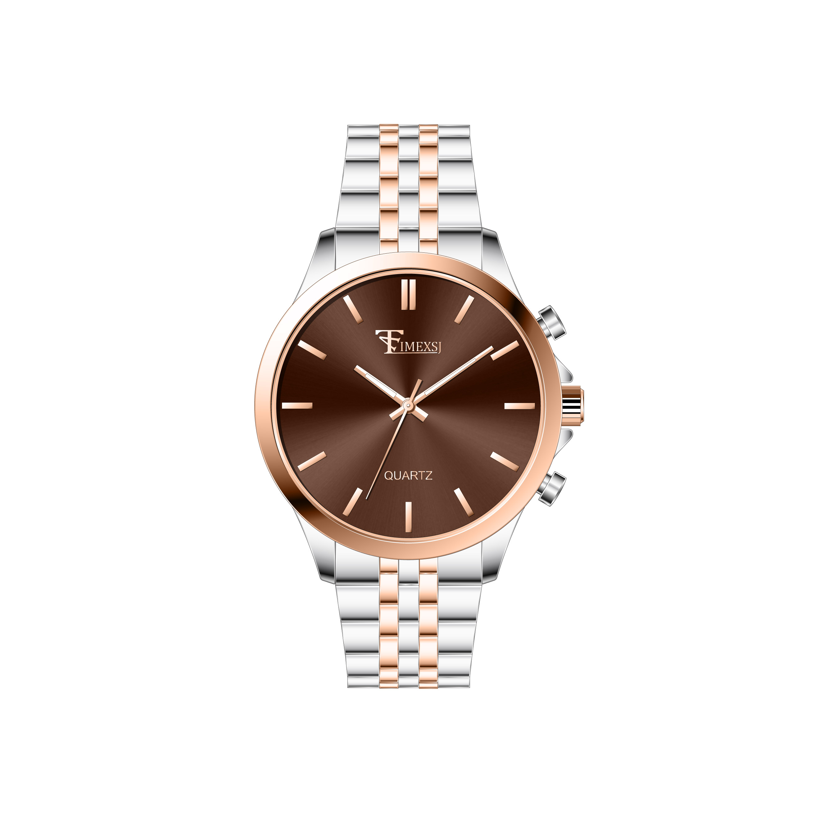 Or rose bicolore - Marron