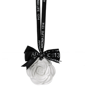 Camellia Flower <b>Diffuser</b> Resin Hanging Aroma Plaster Long Lasting Scent <b>Car</b> Home Use - Product Image 5