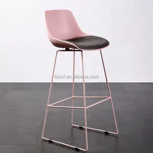 Ticari modern plastik bar sandalyesi model bar taburesi yüksek sandalye tüccar restoran mobilya yüksek masa