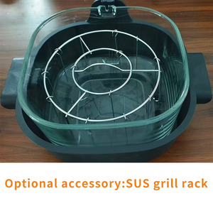 <span class=keywords><strong>Freidora</strong></span> <span class=keywords><strong>de</strong></span> <span class=keywords><strong>Aire</strong></span> Eléctrica Multifuncional Saludable <span class=keywords><strong>de</strong></span> 4.5L con Recipiente <span class=keywords><strong>de</strong></span> Vidrio, 4 en 1, Portátil, 1500W, Digital - Product Image 5