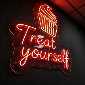 Enseigne néon personnalisée en cristal gratuite – Bande LED néon murale personnalisée IP67 pour chambres et fêtes, sans frais de conception, décor dimmable - Product Image 1