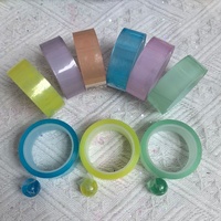 Bandes collantes à billes adhésives de décompression colorées roulant bricolage jouets drôles boules de couleur faisant de la colle de jouet colorée