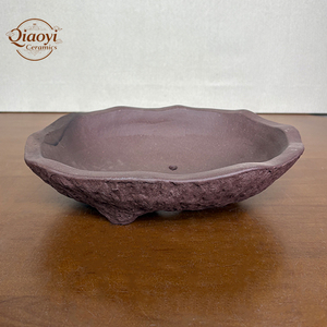 <span class=keywords><strong>Pot</strong></span> à Bonsaï Écologique <span class=keywords><strong>en</strong></span> Argile Violette de Yixing, Capacité 0,5L, Non Revêtu, Design Rustique Irrégulier Élégant pour Usage Intérieur/Extérieur - Product Image 3