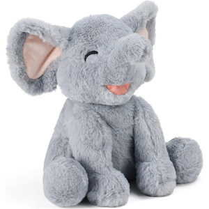 Peluche Éléphant Ultra Douce Transfrontalière, Adaptée au Micro-ondes, Remplissage <span class=keywords><strong>de</strong></span> Perles Céramiques à la Lavande, Compres Chaudes/Froides Amovibles, Parfaite - Product Image 5